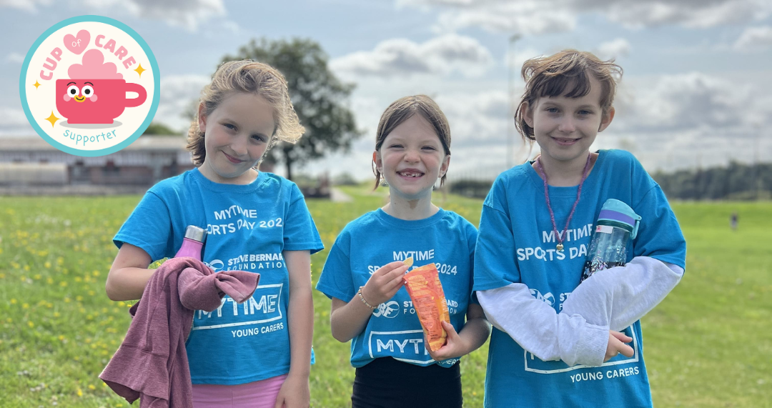 Young carer smiling during a MYTIME Making Memories day out, part of the Cup of Care campaign for Carers Week 2025